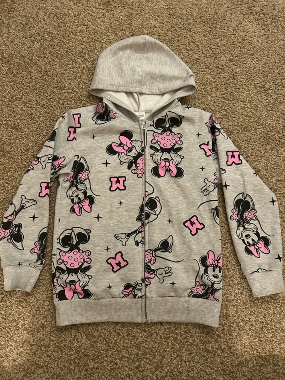 Girls Size 7/8 Minnie Mouse Hoodie